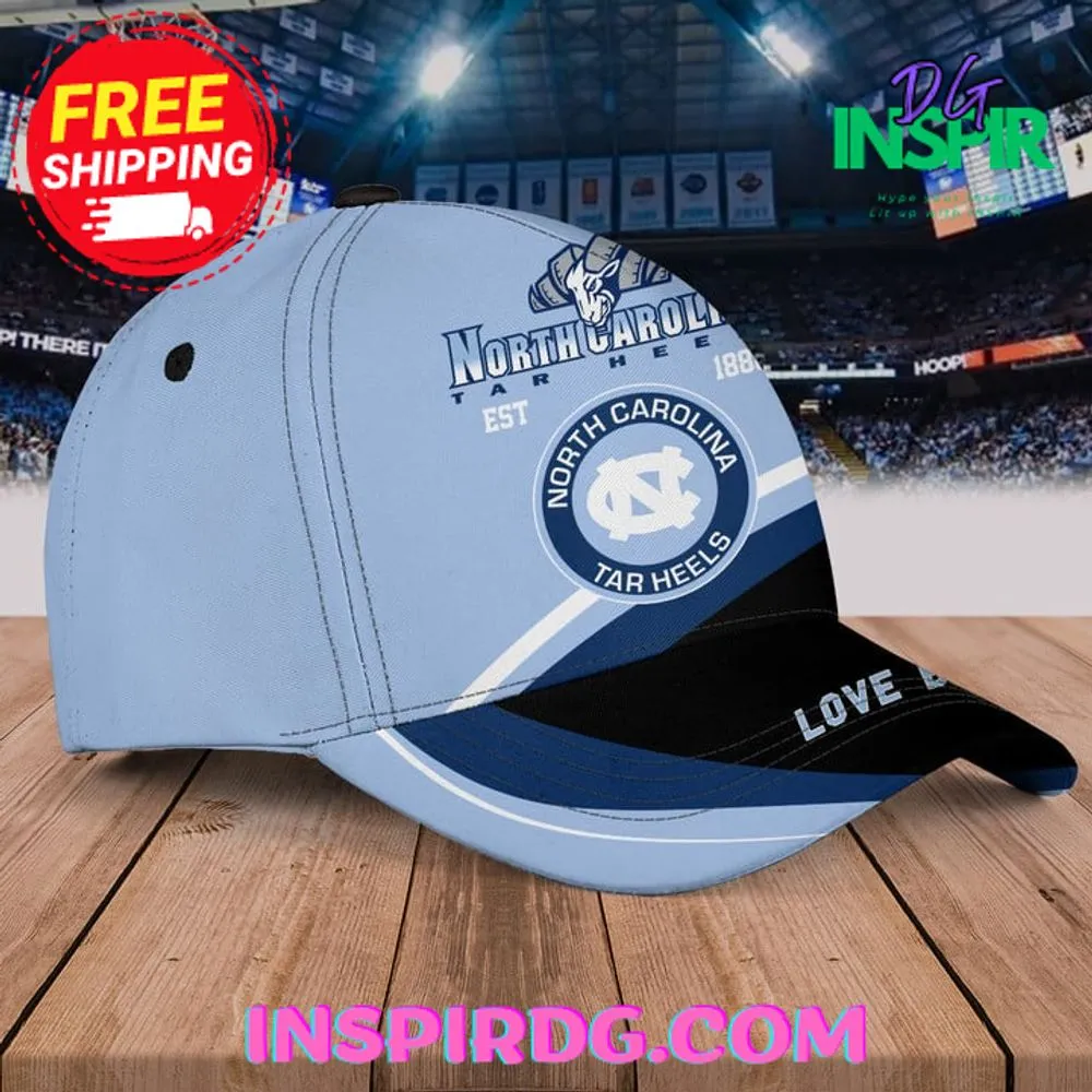 -North Carolina Tar Heels Love Basketball EST 1888 Cap