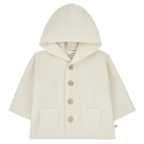 1+ In The Family Baby Ayala Hooded Jacket Ecru Cream