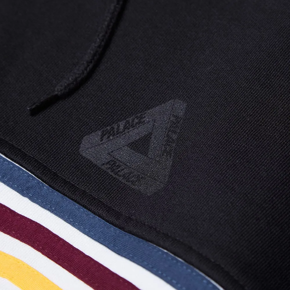 Adidas x Palace Stripe HoodyWhite & Black