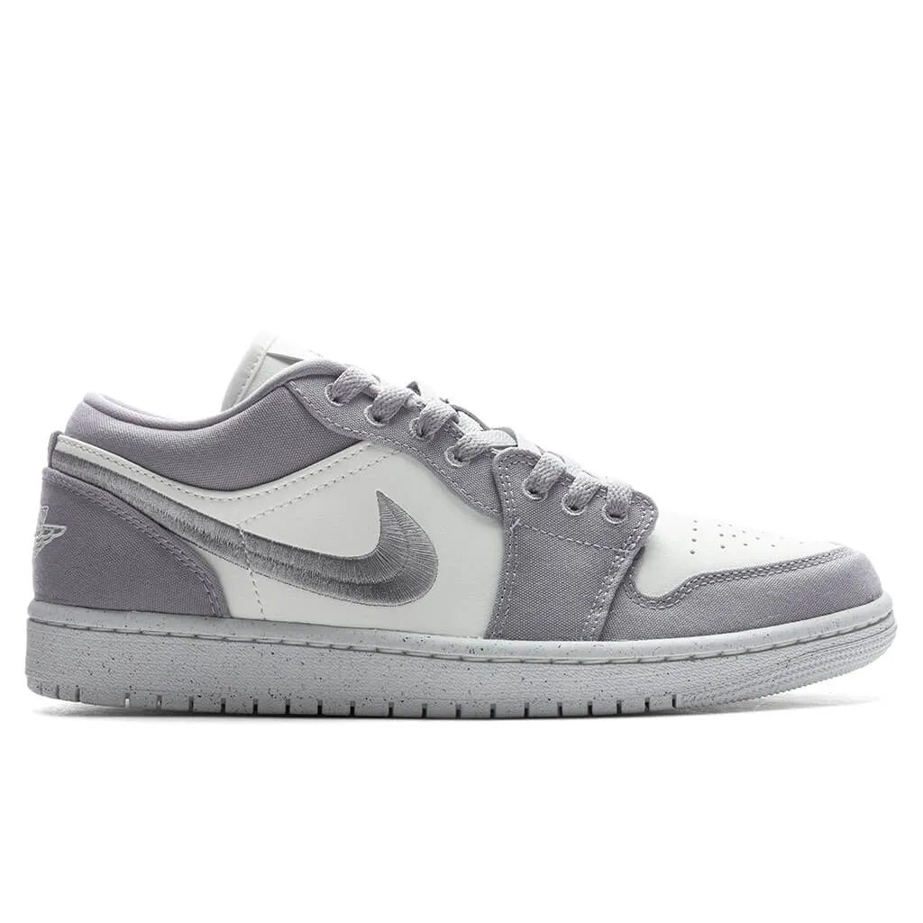 Air Jordan 1 Low SE Women's - Light Steel Grey/Sail/White