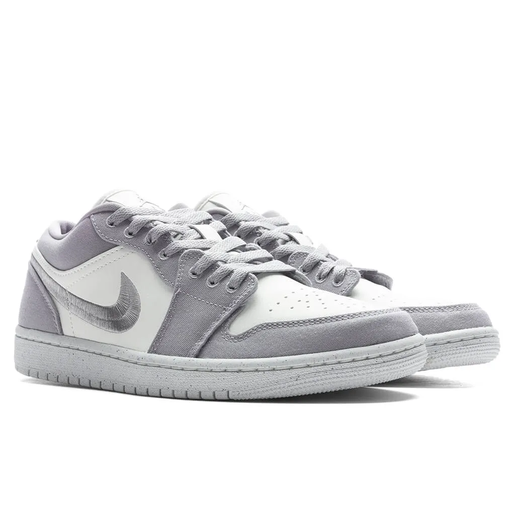 Air Jordan 1 Low SE Women's - Light Steel Grey/Sail/White