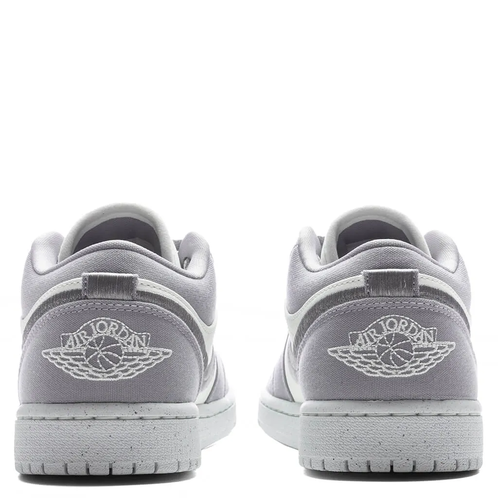 Air Jordan 1 Low SE Women's - Light Steel Grey/Sail/White