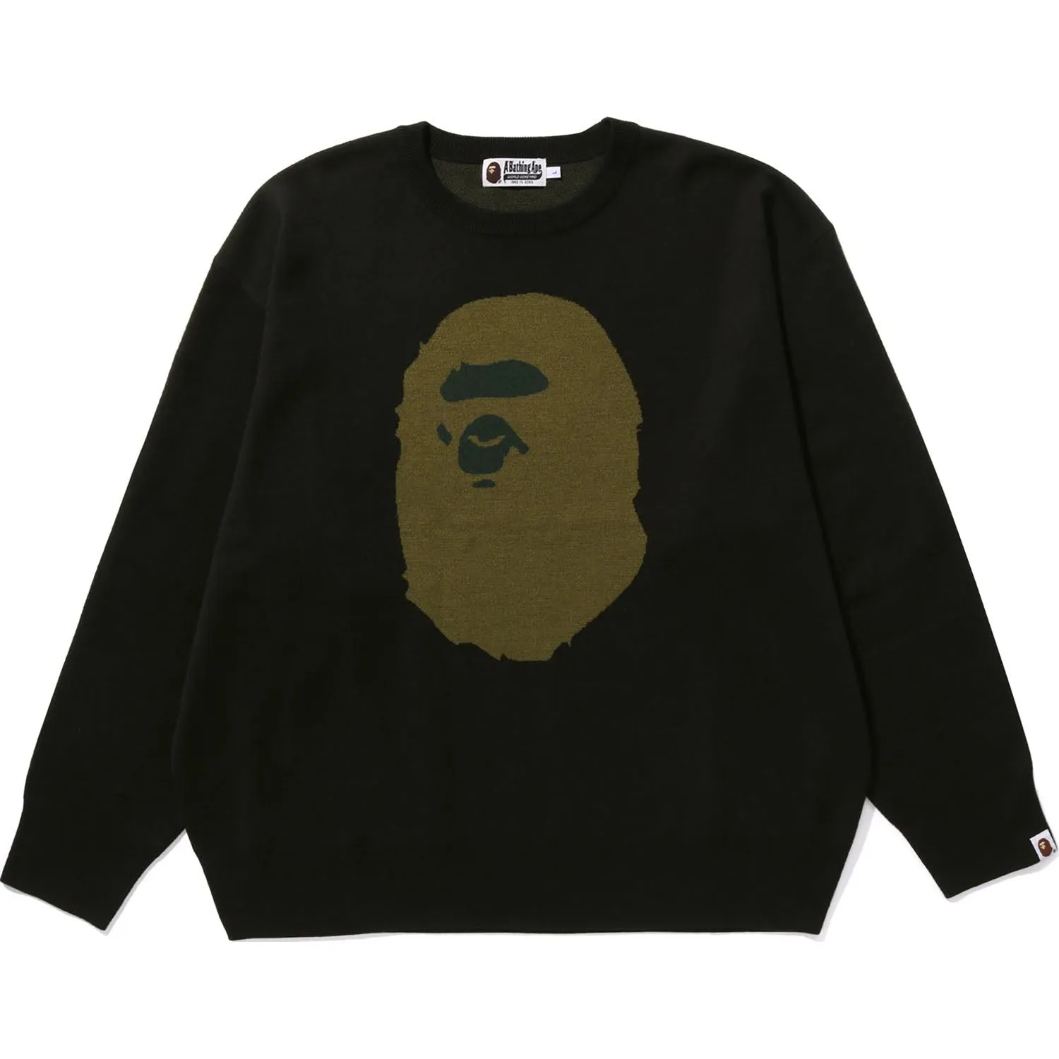 APE HEAD JACQUARD KNIT SWEATER MENS