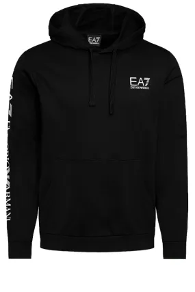 Armani EA7 Hoodie Tape Logo Black