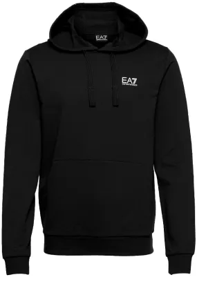 Armani EA7 ID Logo Hoodie Black