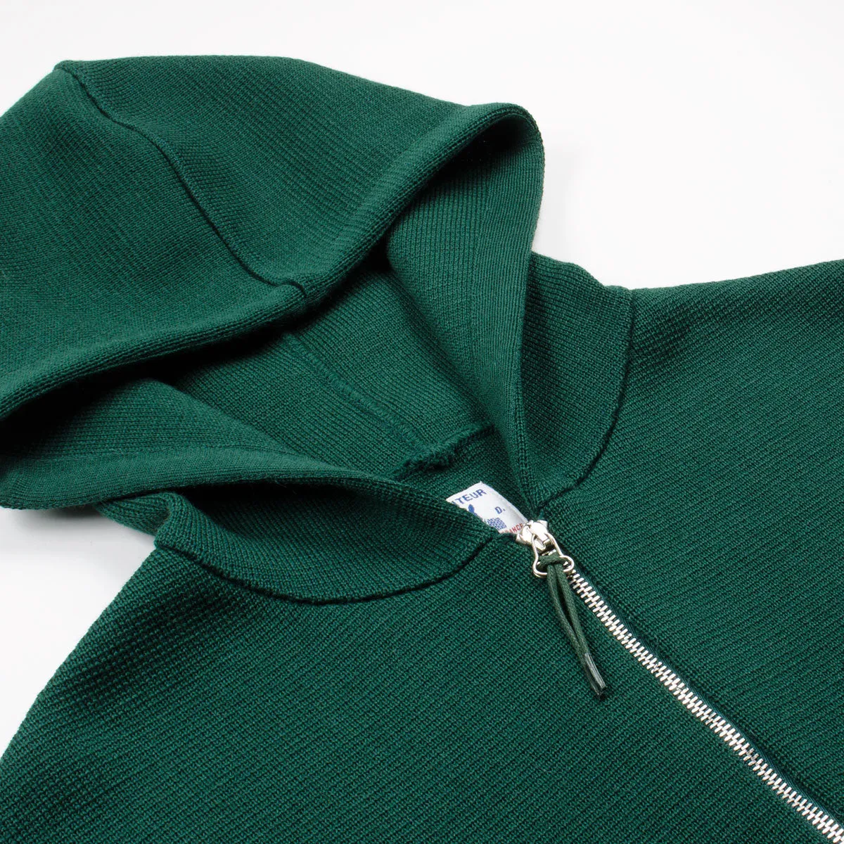 Arpenteur - Cosmo Hoodie - Green Wool Milano Knit