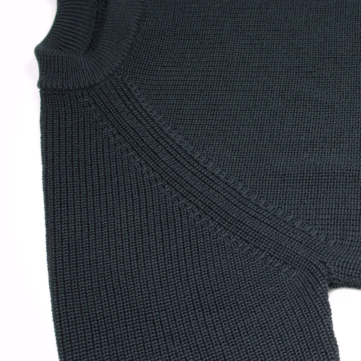 Arpenteur - Plano Merino Wool Rib Sweater - Midnight Blue