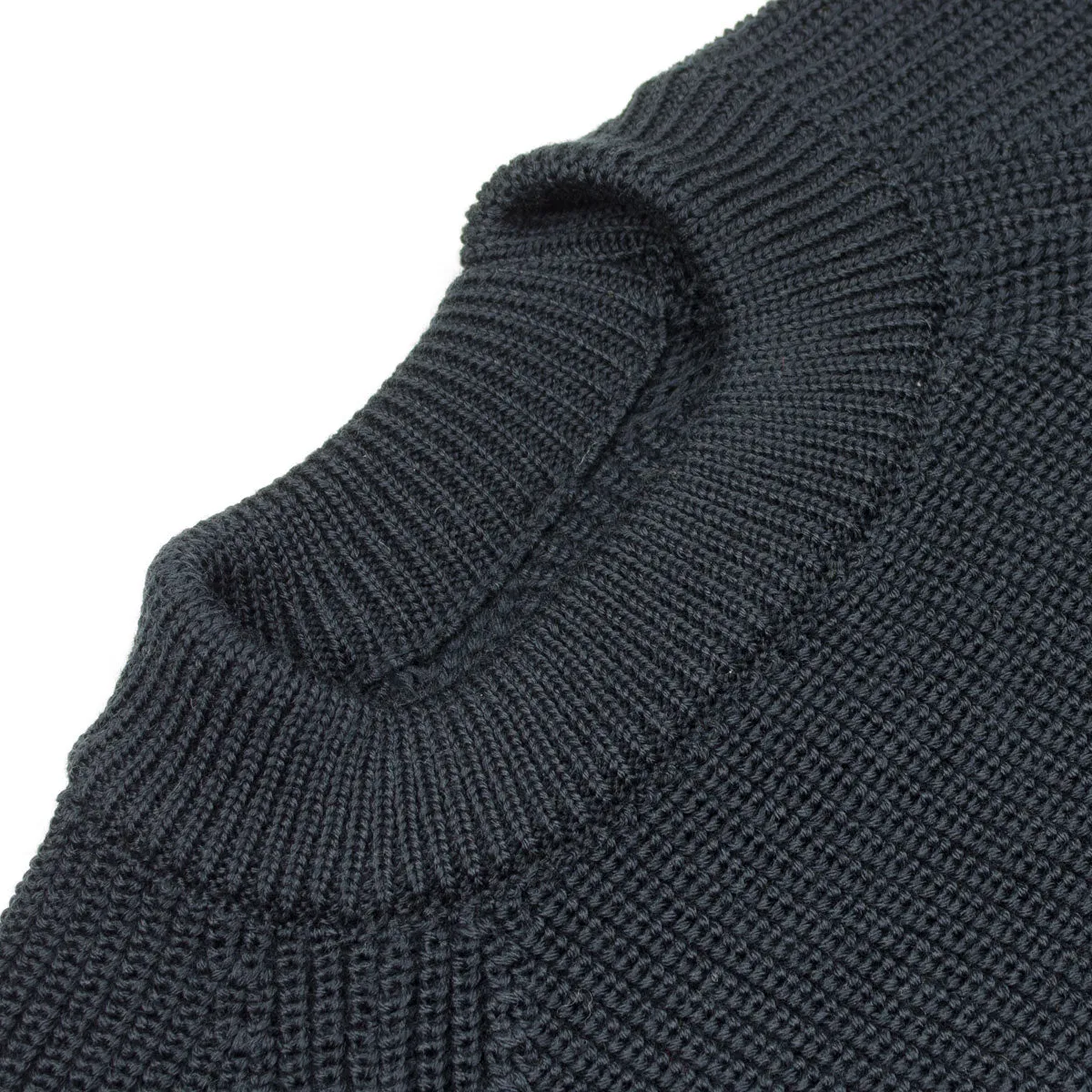 Arpenteur - Plano Merino Wool Rib Sweater - Midnight Blue