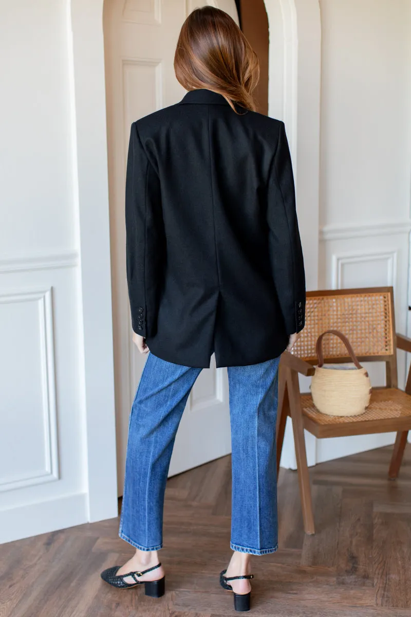 Atelier Blazer - Onyx Wool