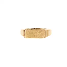 Baby Block Signet Ring