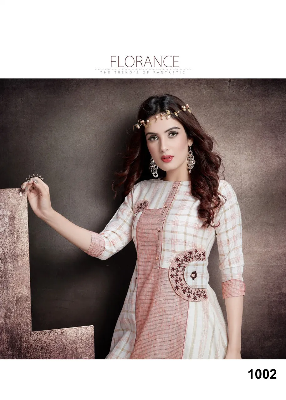 Bandhani Palace Presents Preety Girl Handloom Cotton Casual Wear Kurtis Collection