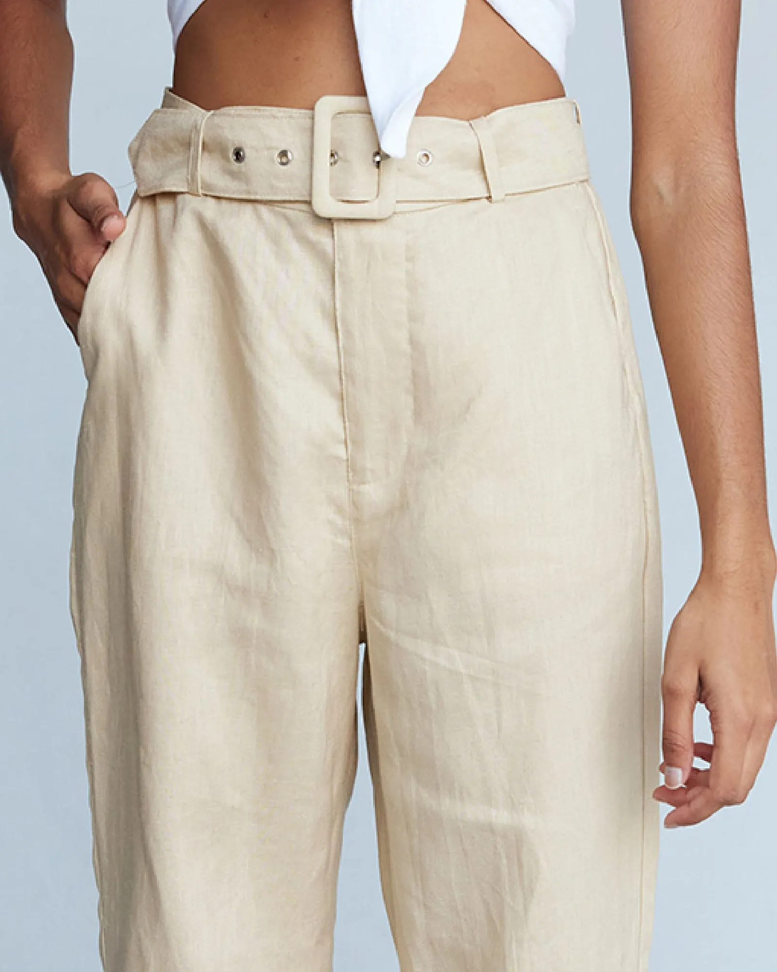 Banksia Linen Pant - Sand