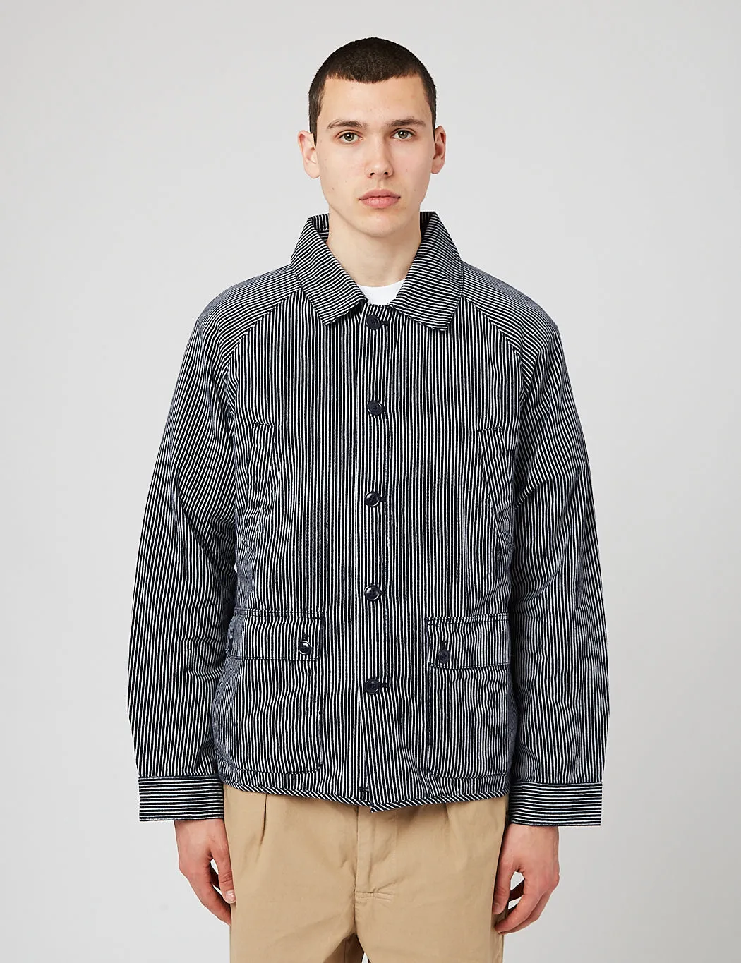 Barbour Hickory Jacket - Navy Blue