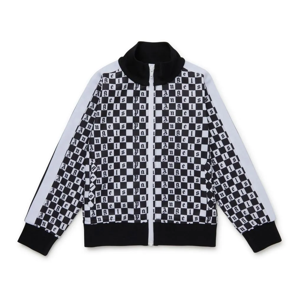 Black & White Check Pattern Jacket