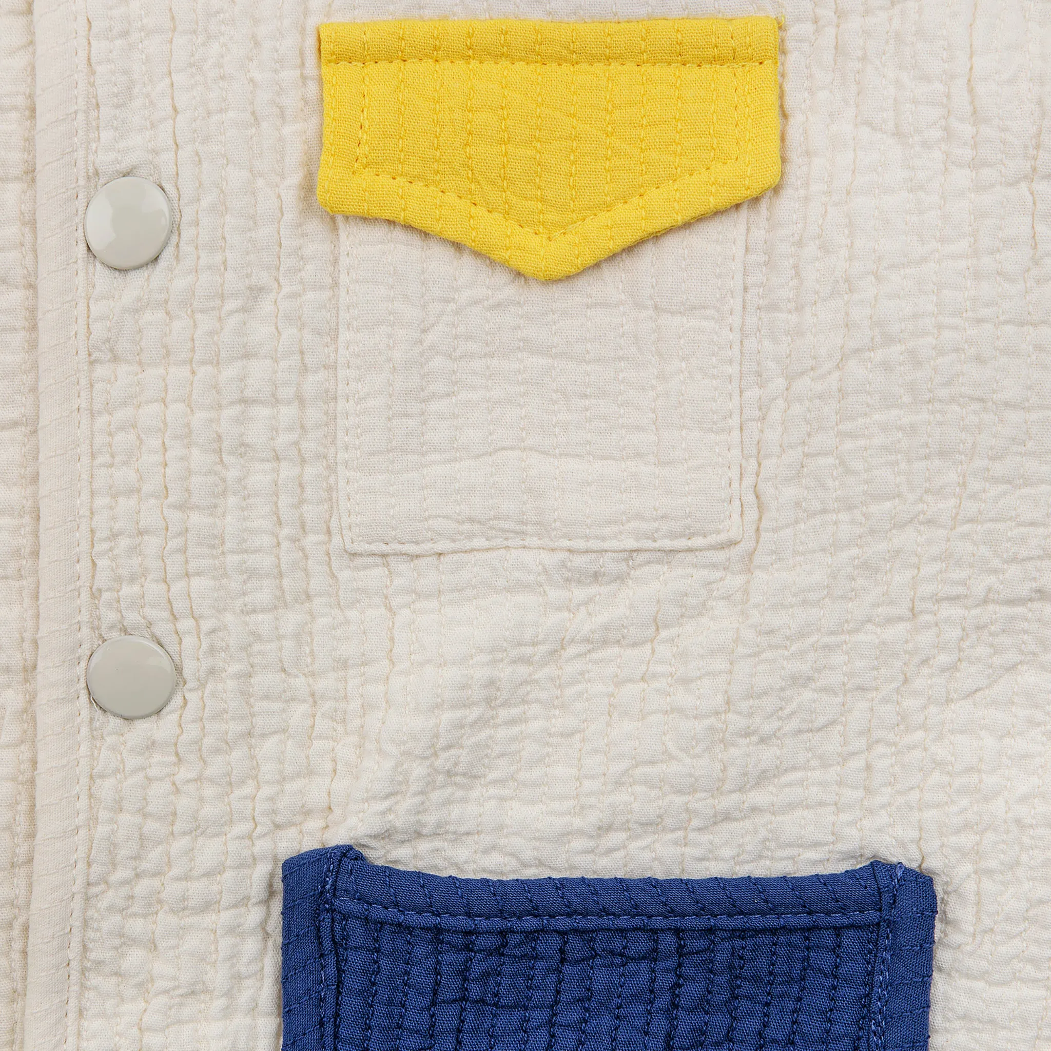 Bobo Choses Baby Colourblock Jacket Cream