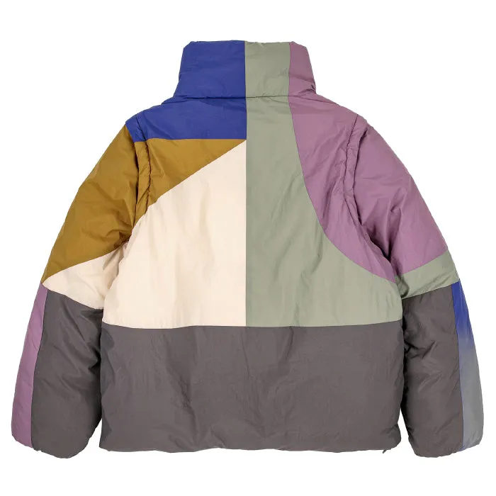 Bobo Choses Woman Landscape Colour Block Puffer Jacket Multicolour