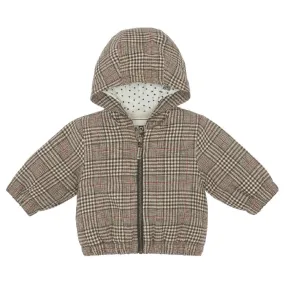 Bonton Baby Balloon Jacket British Brown Checks