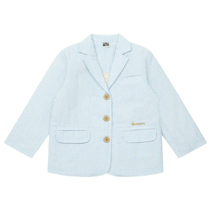 Bonton Child Féroé/Gus Suit Blue Stripes