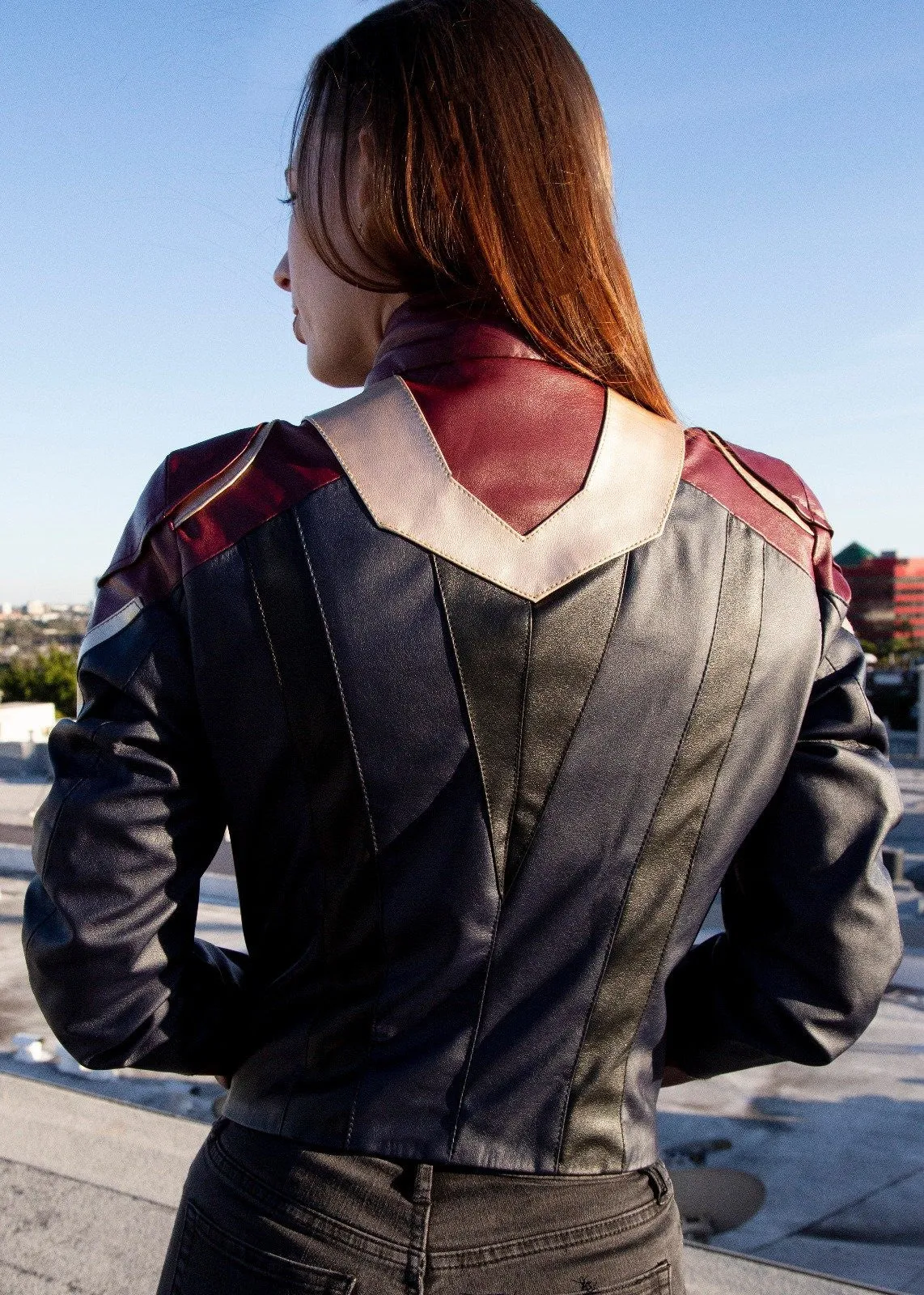 Buy Womens Captain Marvel Carol Danvers Leather Jacket | LucaJackets