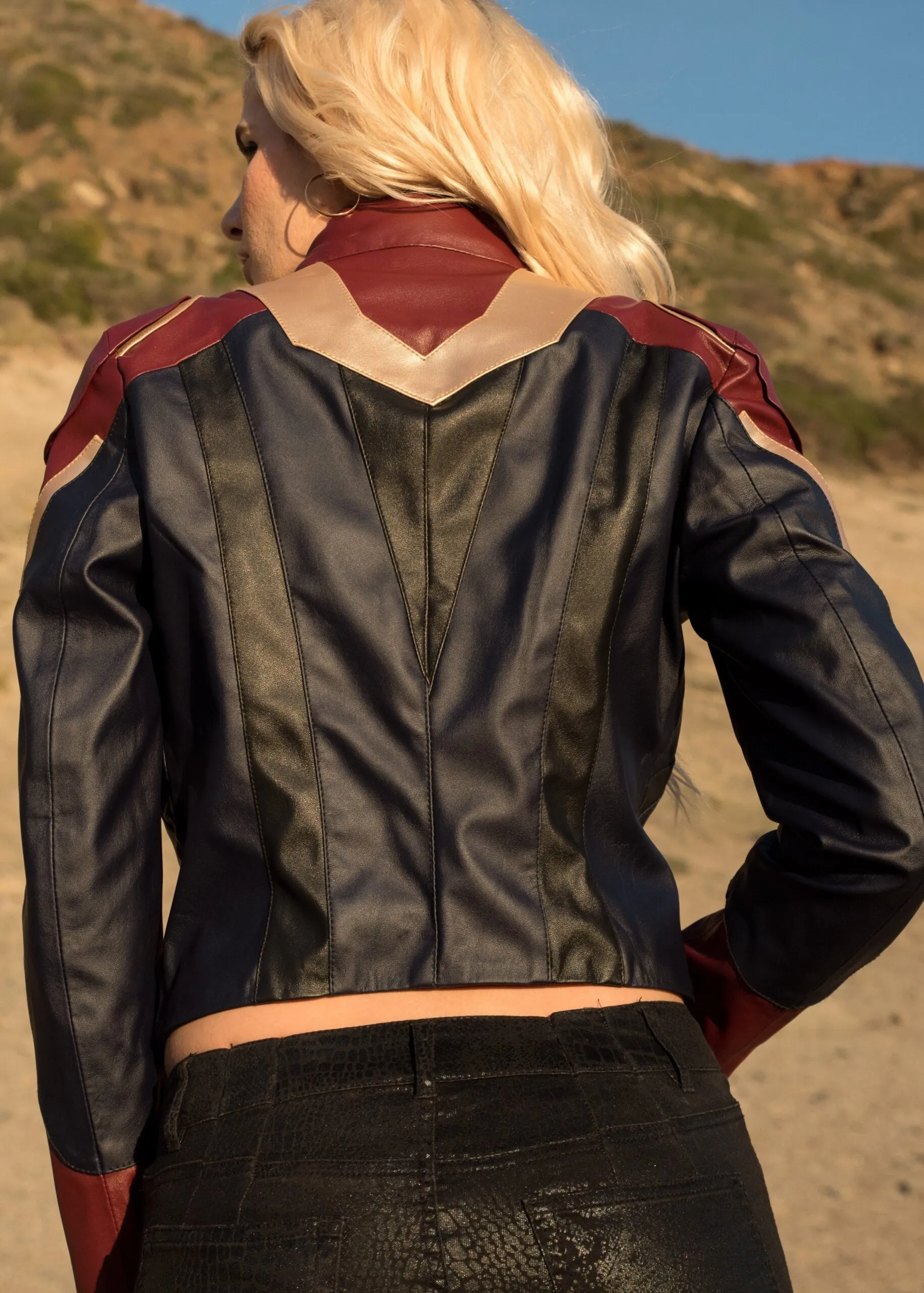 Buy Womens Captain Marvel Carol Danvers Leather Jacket | LucaJackets