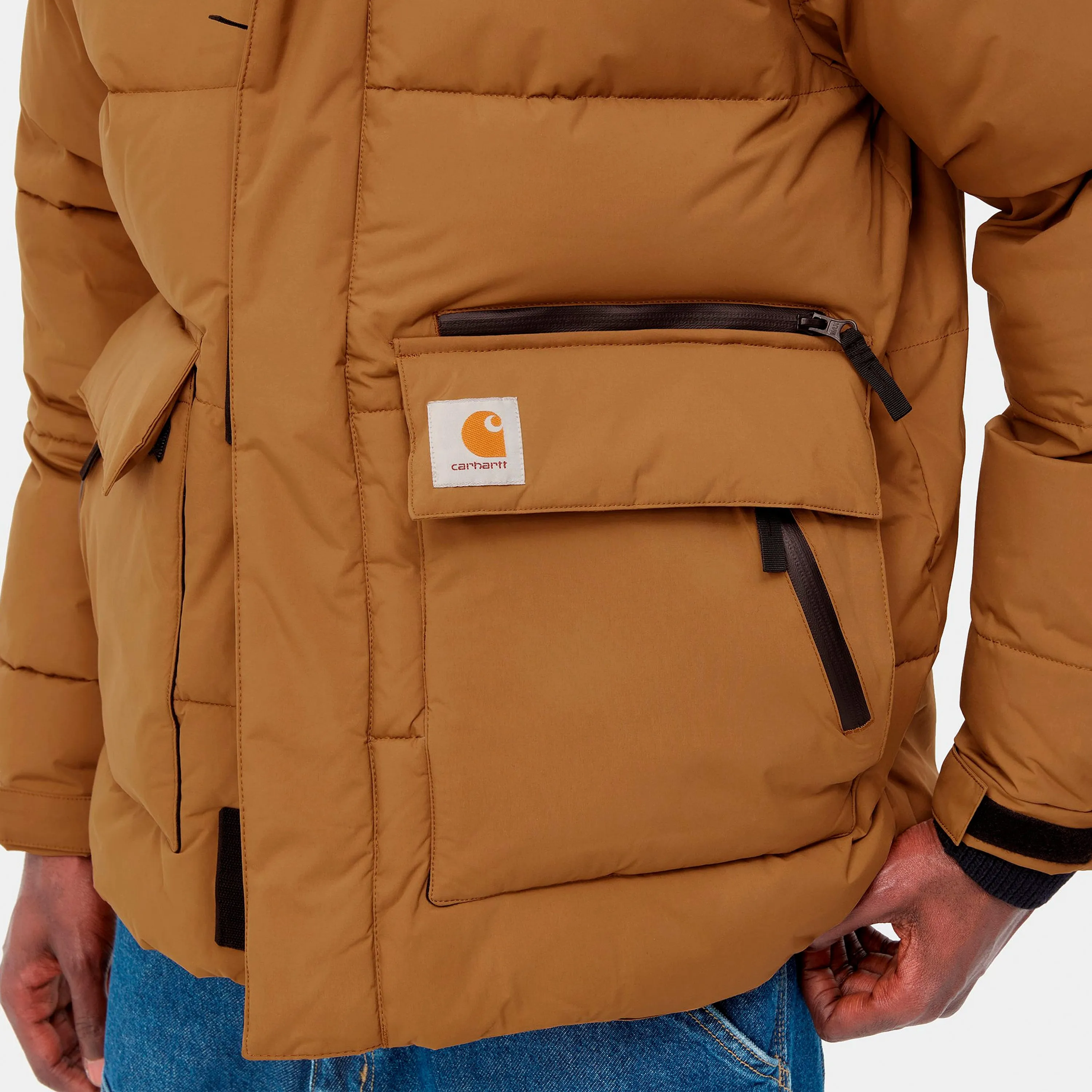 CARHARTT WIP MUNRO JACKET HAMILTON BROWN - I029449