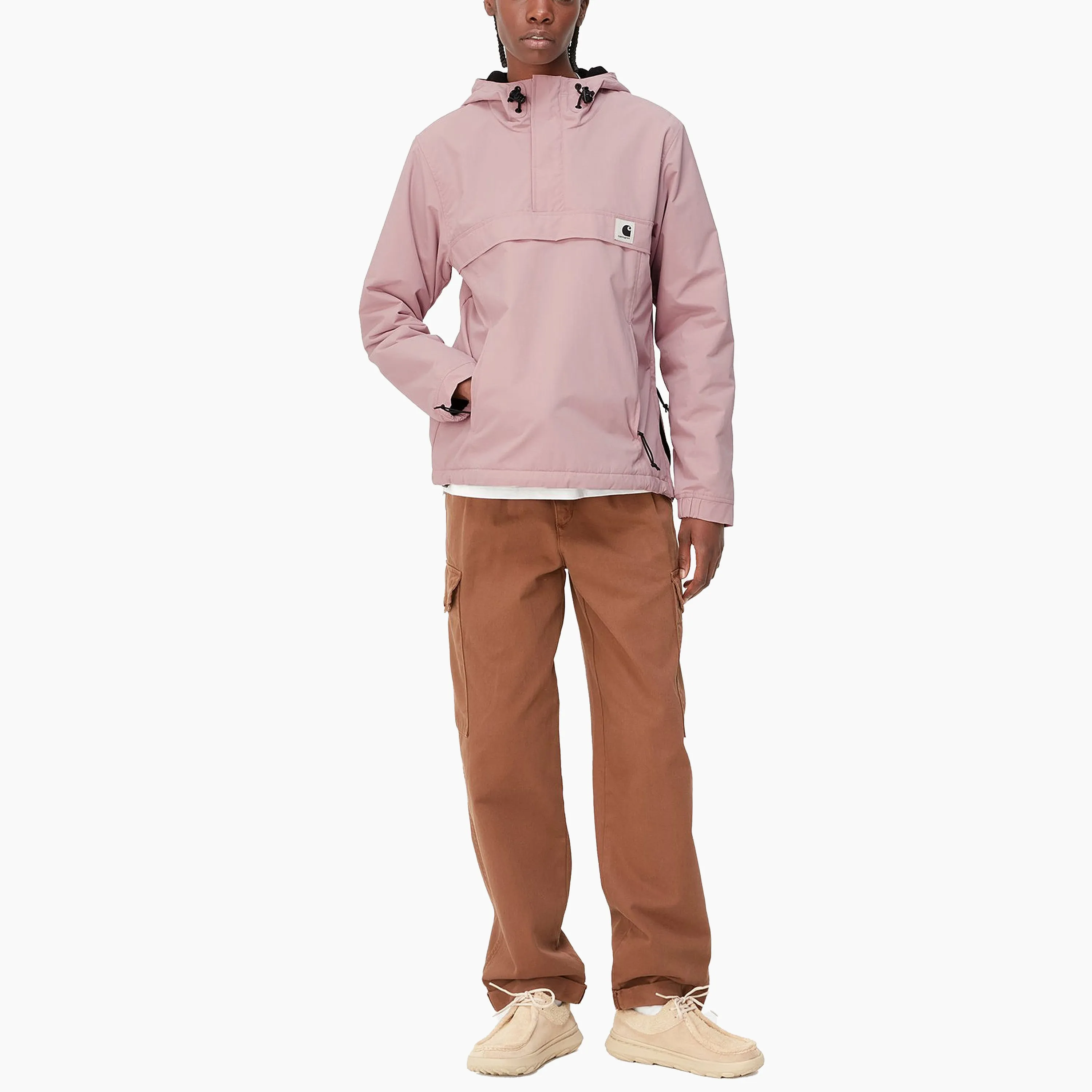 CARHARTT WIP W' NIMBUS PULLOVER JACKET GLASSY PINK - I003212