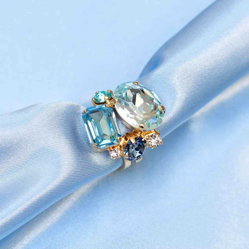 Carolina Ring / Aquamarine Combo