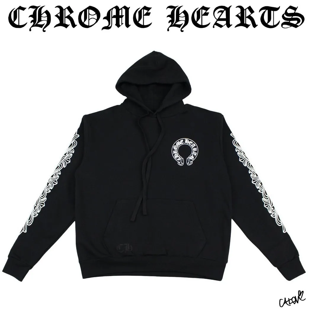 CHROME HEARTS  |Classic Horseshoe Pullover Hoodie