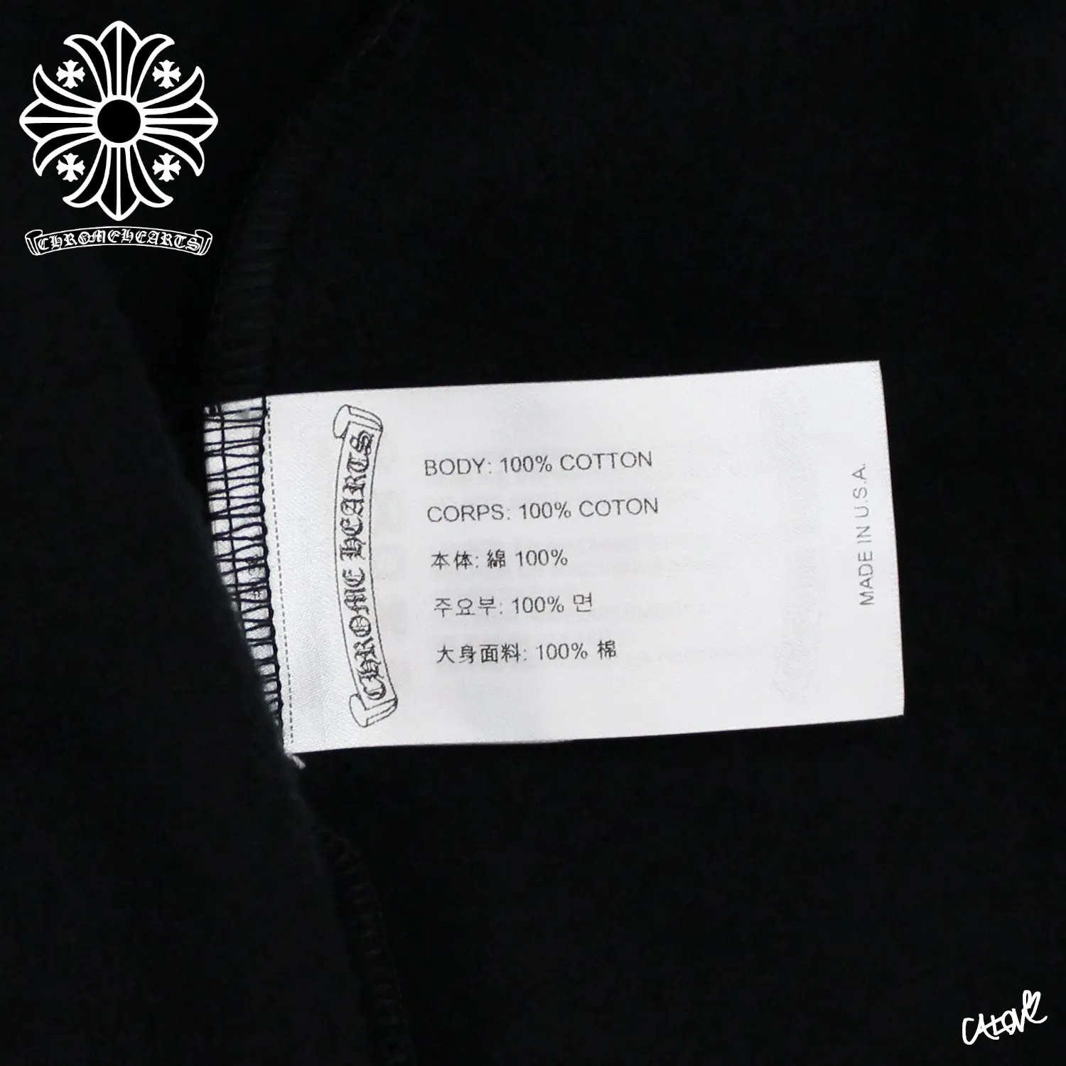 CHROME HEARTS  |Classic Horseshoe Pullover Hoodie