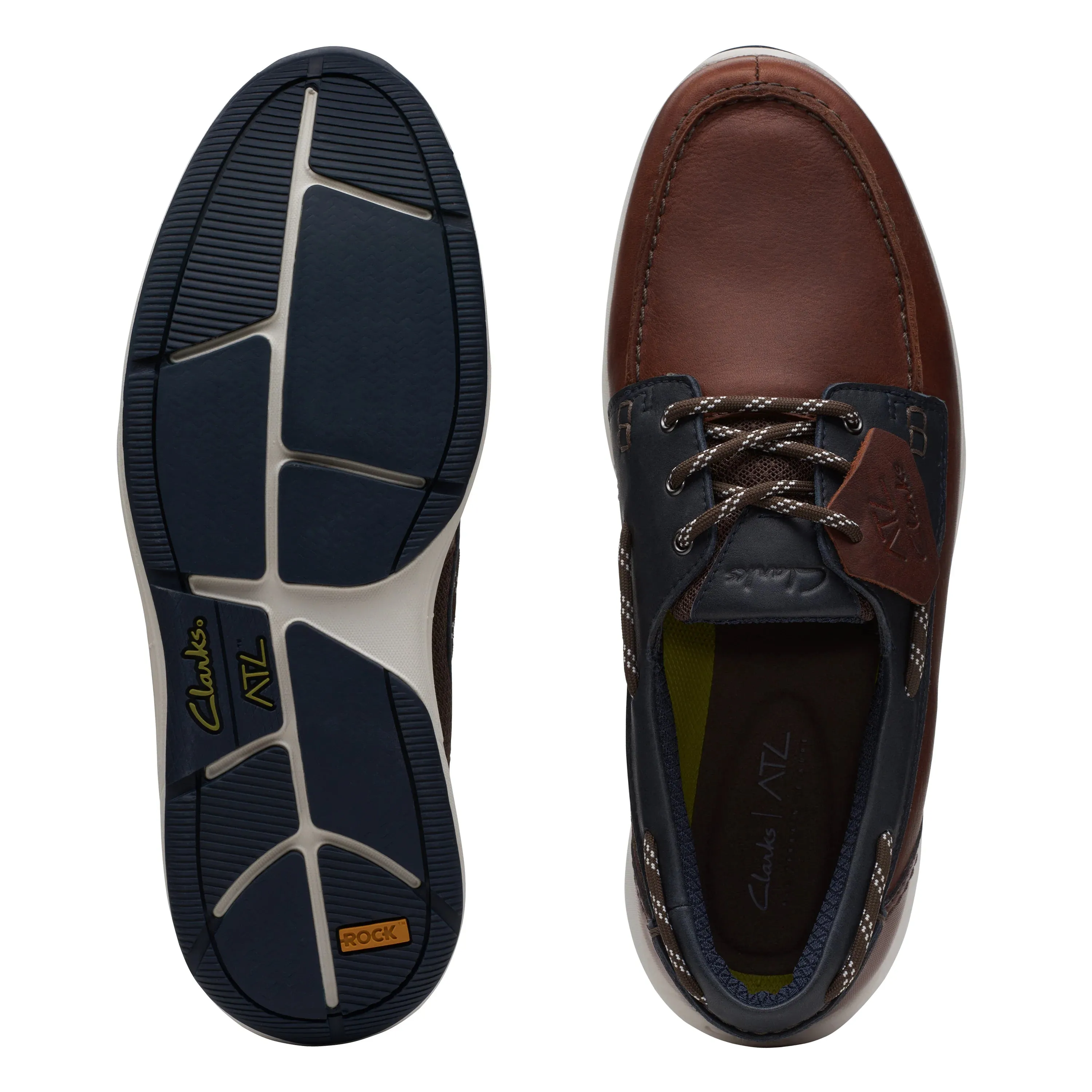 CLARKS | SNEAKERS HOMBRE | ATL SAIL GO NAVY/TAN | AZUL