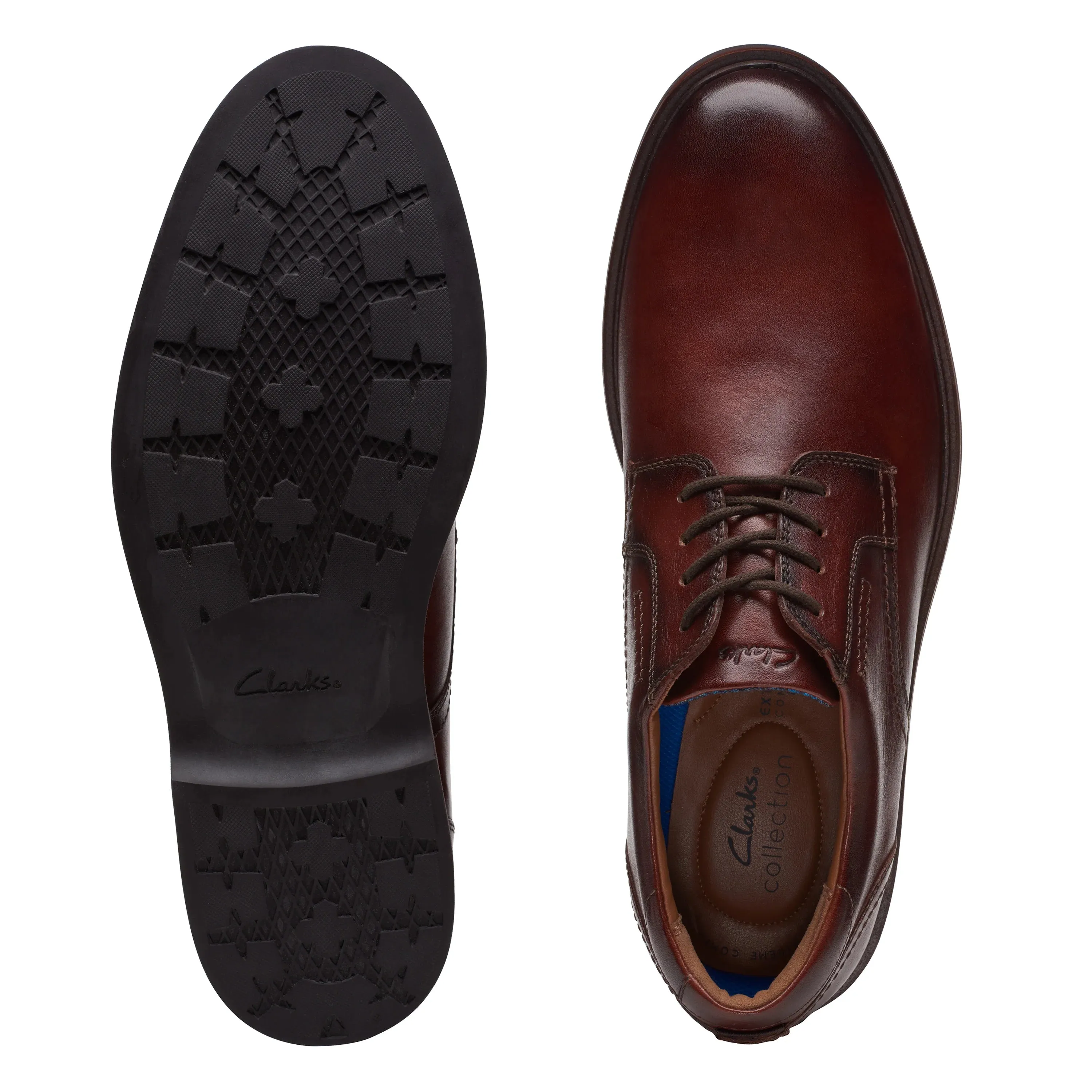 CLARKS | ZAPATOS CASUAL HOMBRE | MALWOOD LACE BROWN LEATHER | MARRN