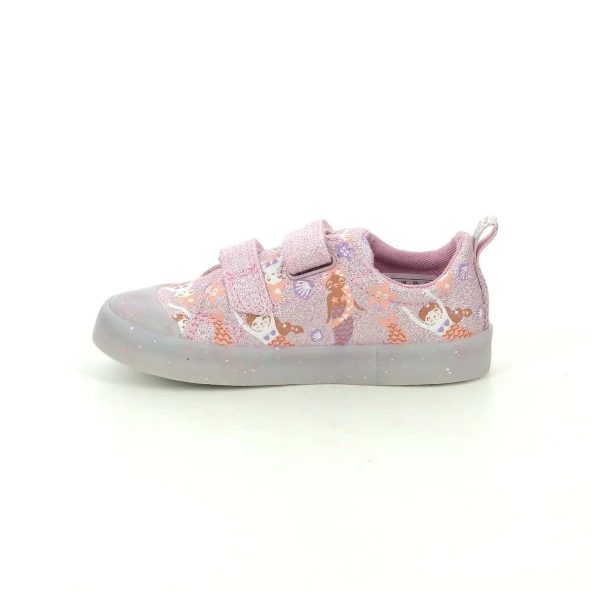 Clarks - Foxing Print T 261583567g - G Fit (pink)