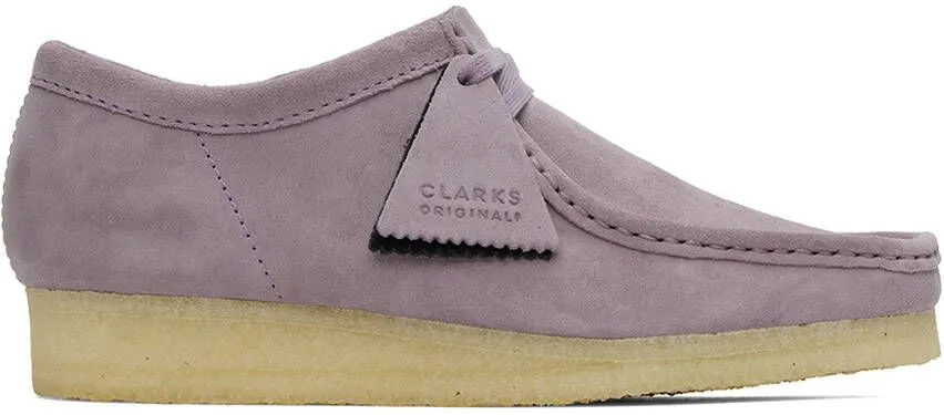 Clarks Originals Purple Wallabee Derbys