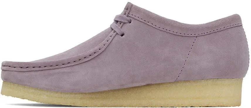 Clarks Originals Purple Wallabee Derbys