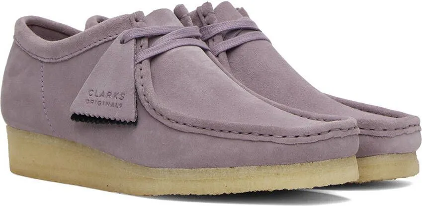 Clarks Originals Purple Wallabee Derbys