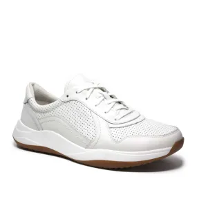 Clarks Sift Speed White Leather