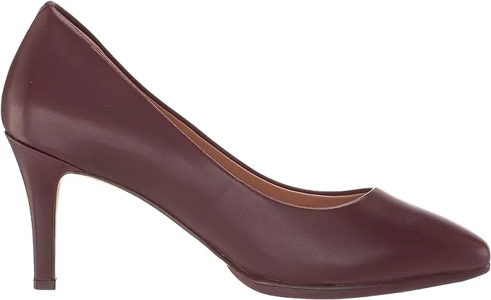 Cole Haan Grand Ambition Bloodstone Leather Pointed Toe Stiletto Heeled Pumps