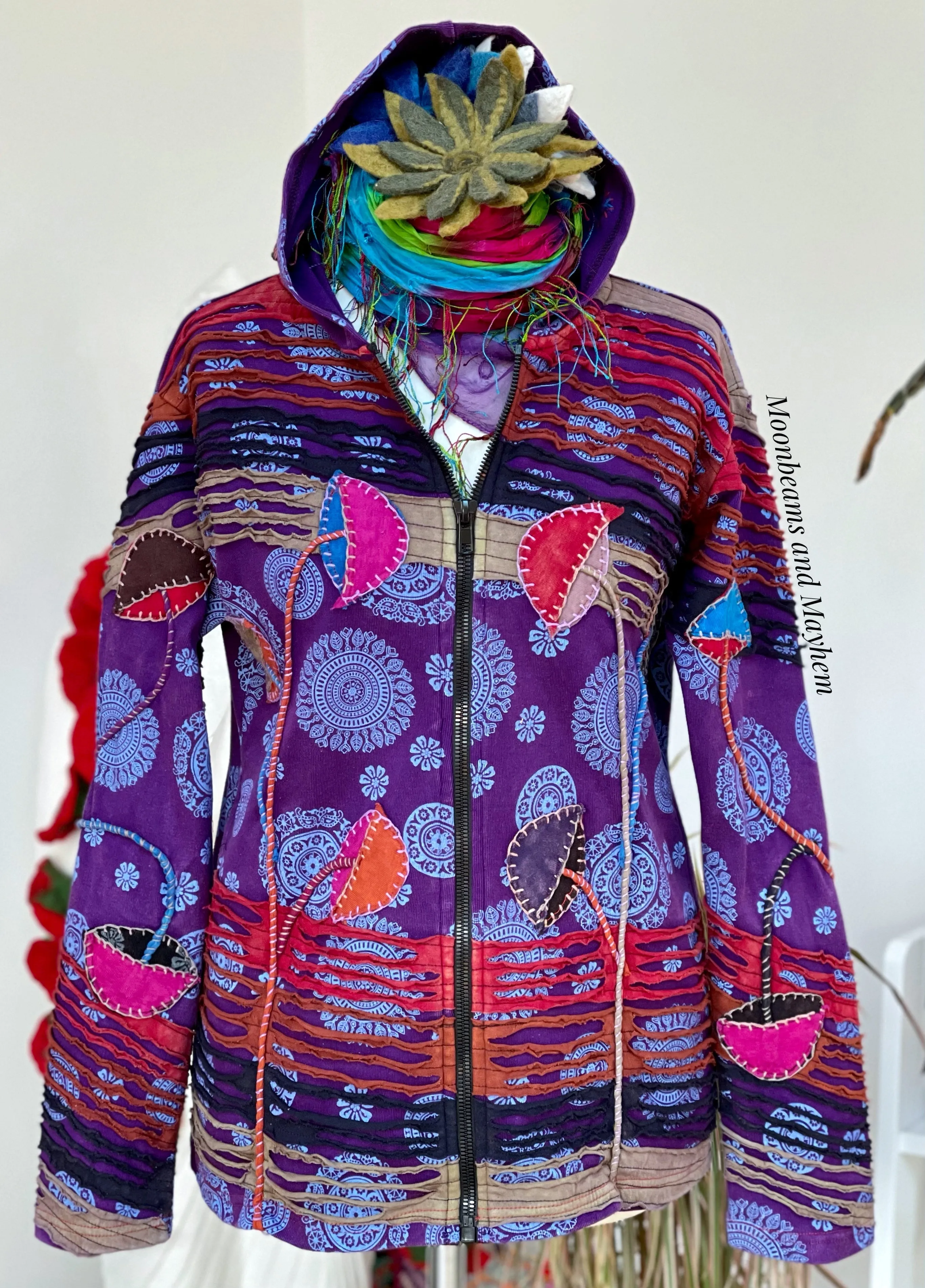 Copy of PURPLE WOODLAND DREAMS JACKET S / M / L