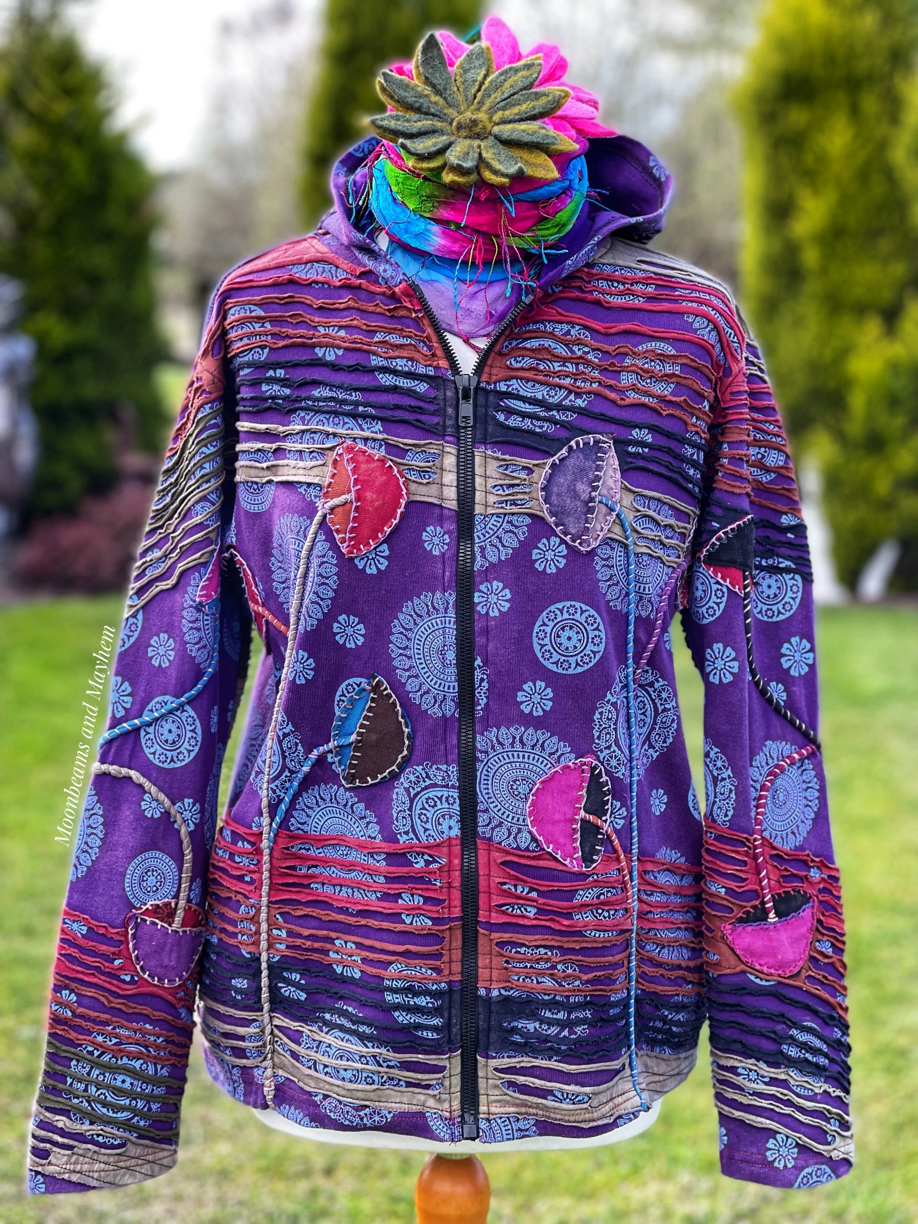 Copy of PURPLE WOODLAND DREAMS JACKET S / M / L