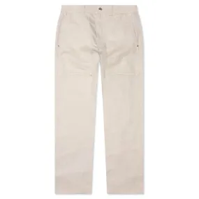 Cotton-Linen Carpenter Pant - Twill/Natural