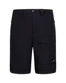 CP Company Bermuda Rip-Stop Utility Shorts Nero