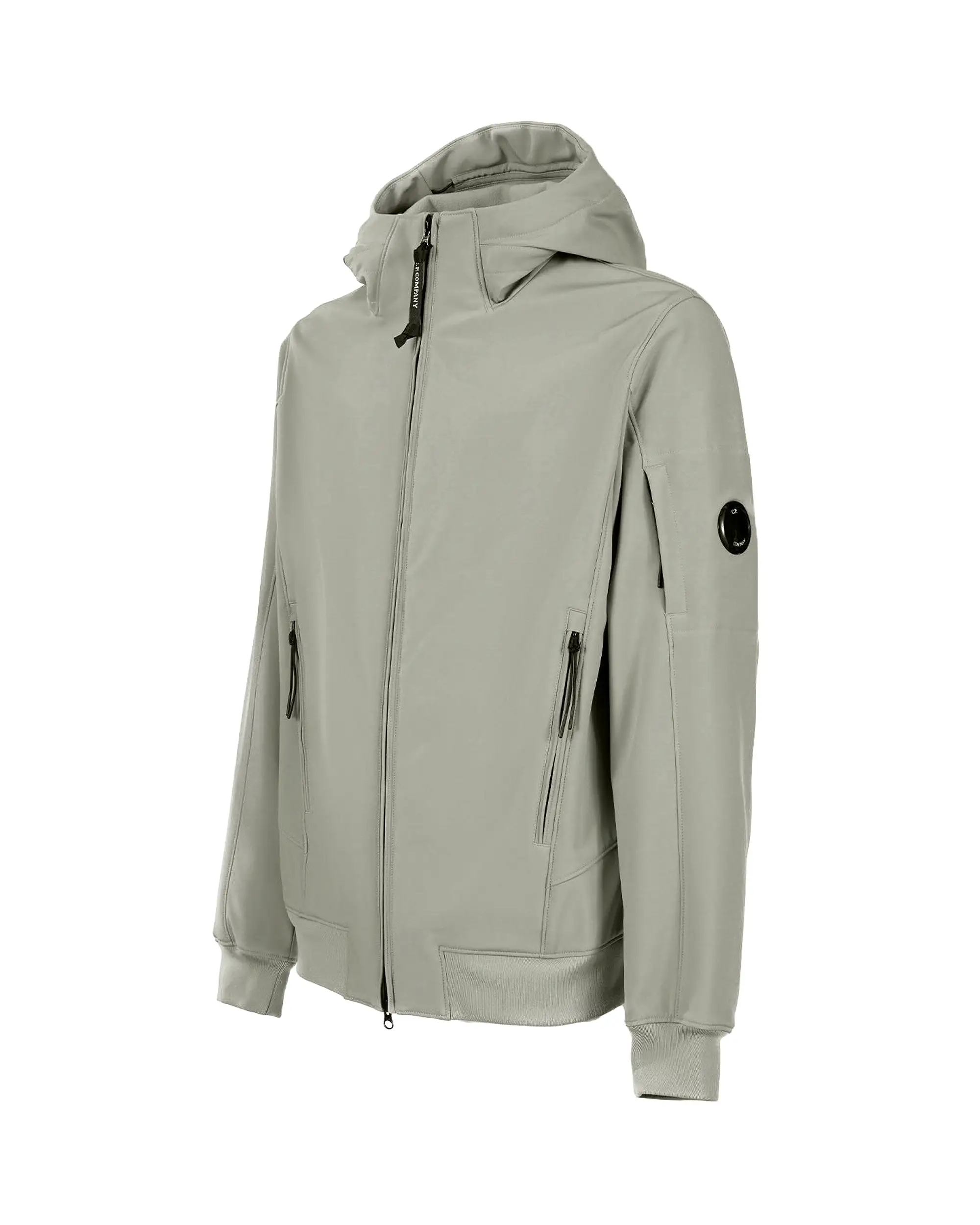 CP Company C.P. Shell-R Detachable Hood Jacket Silver Sage