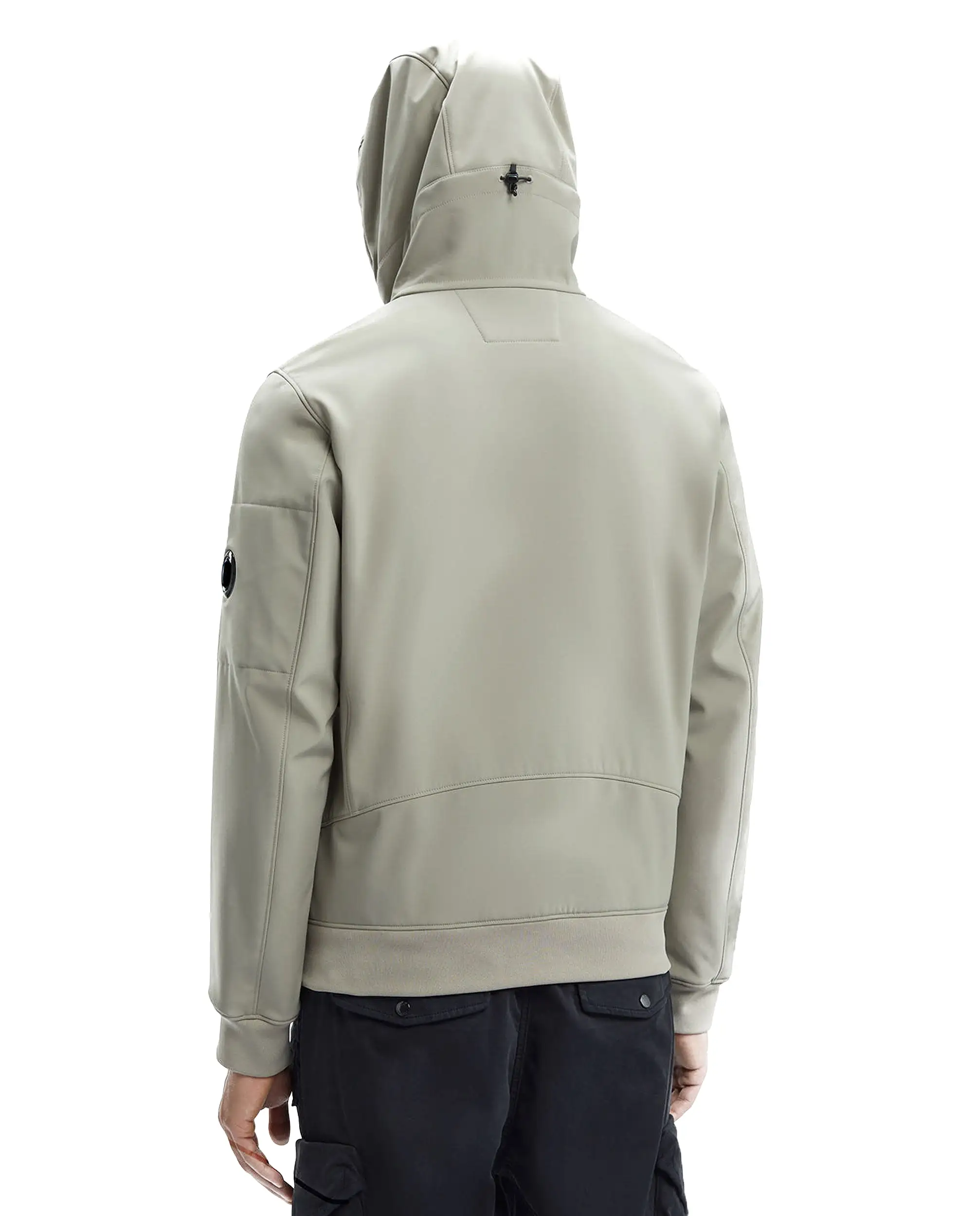 CP Company C.P. Shell-R Detachable Hood Jacket Silver Sage