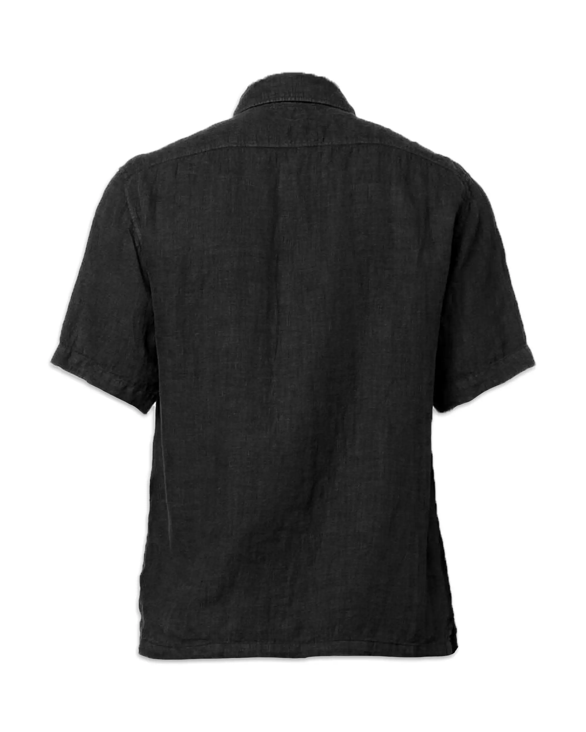 CP Company Lino Pockets Shirt Nero