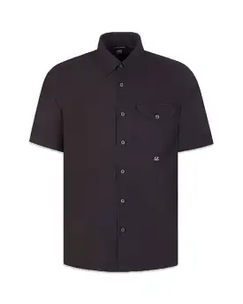 CP Company Popeline Pocket Shirt Nero