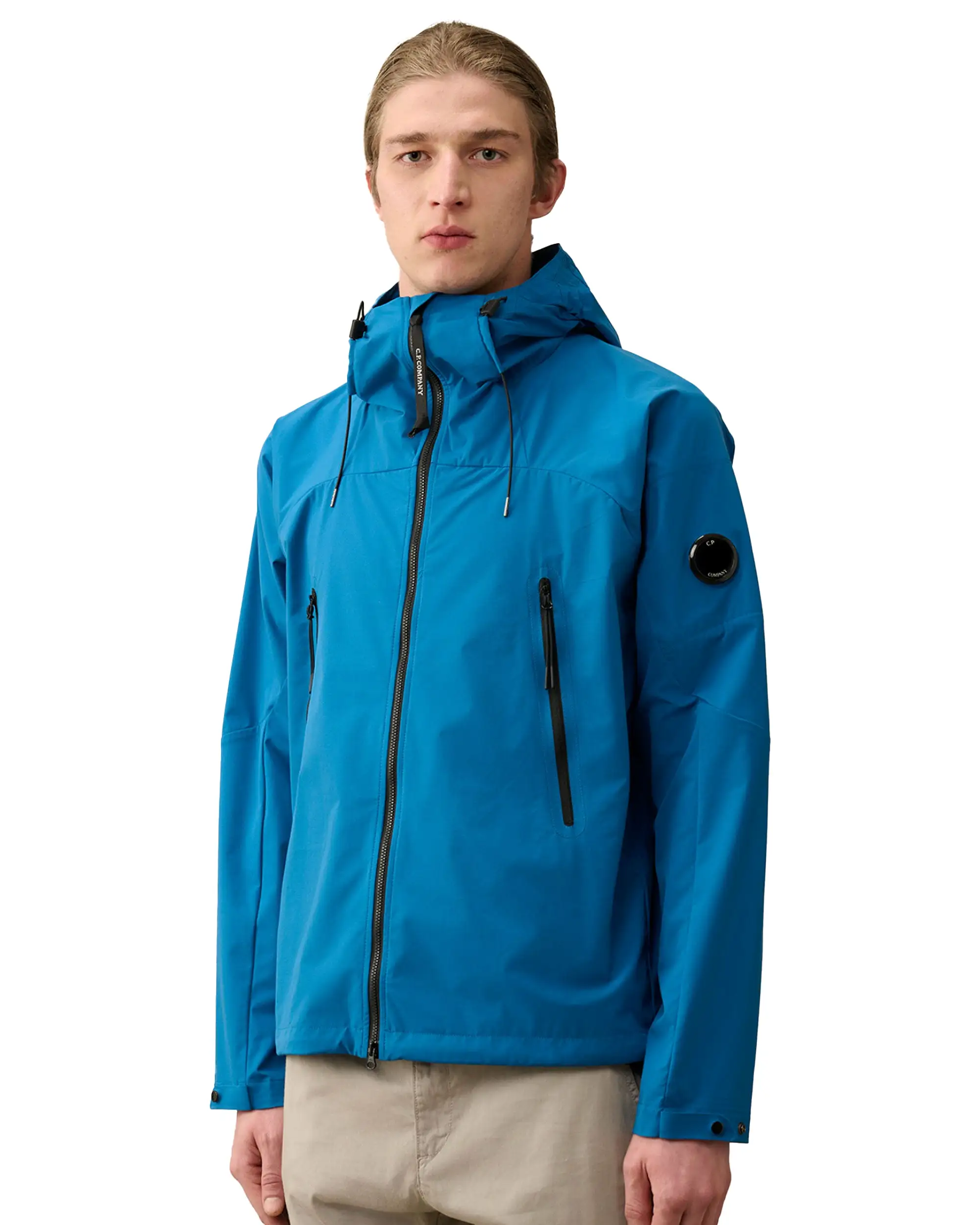 CP Company Pro-Tek Hooded Jacket Ink Blue