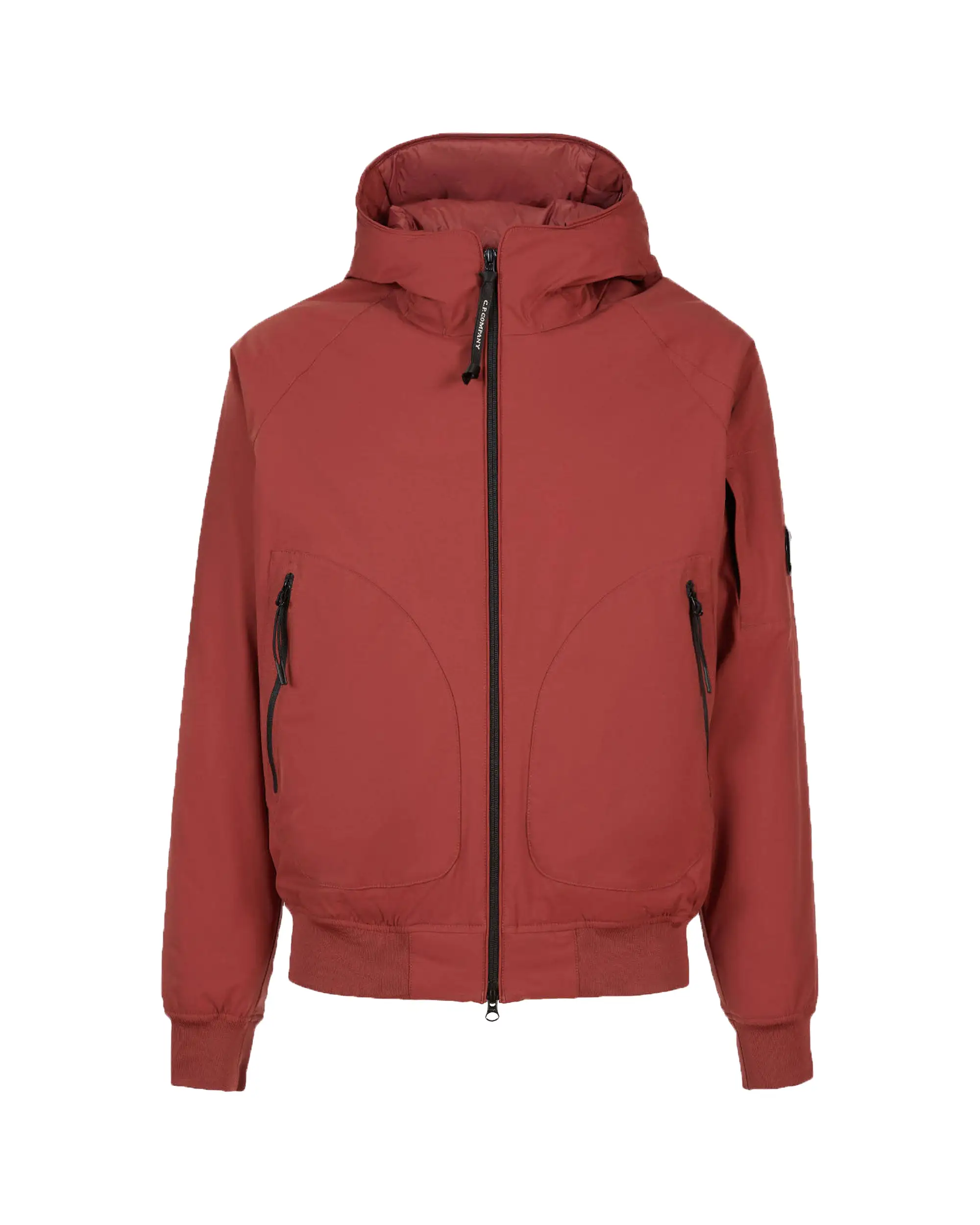 CP Company Pro-Tek Ribbed Hooded Jacket Ketchup