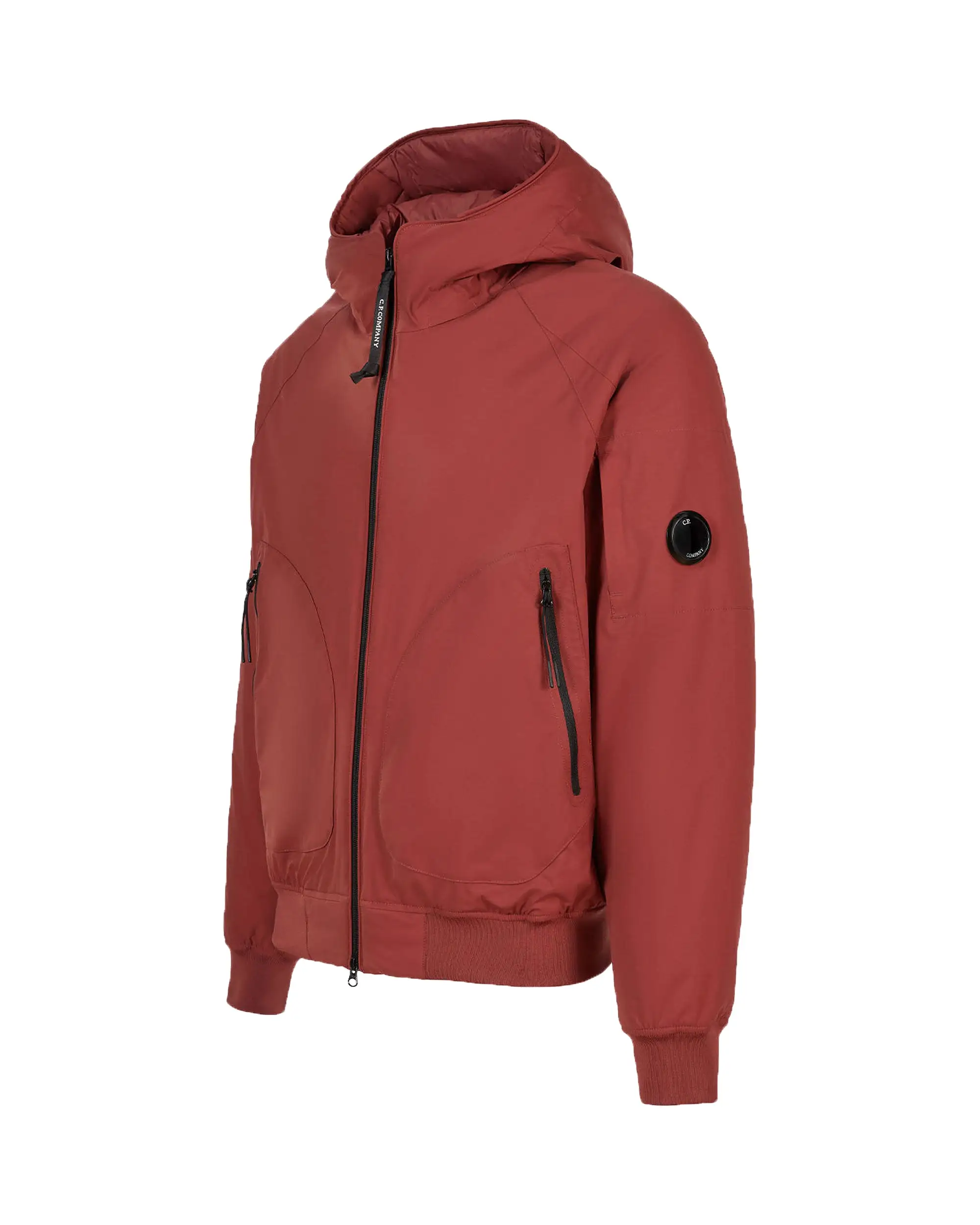 CP Company Pro-Tek Ribbed Hooded Jacket Ketchup