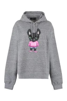 Dsquared2 Icon Hilde Graffiti Printed Hoodie