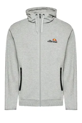 Ellesse Stripe Full Zip Hoodie Grey